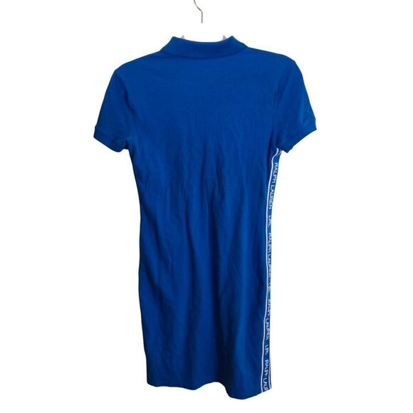 Lauren Ralph Lauren Black Label Logo Side Striped Polo Bodycon Dress Size XS - Picture 3 of 13